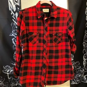 Red flannel shirt
